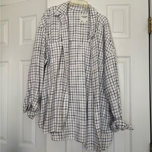 Abercrombie Oversized Checkered Shirt